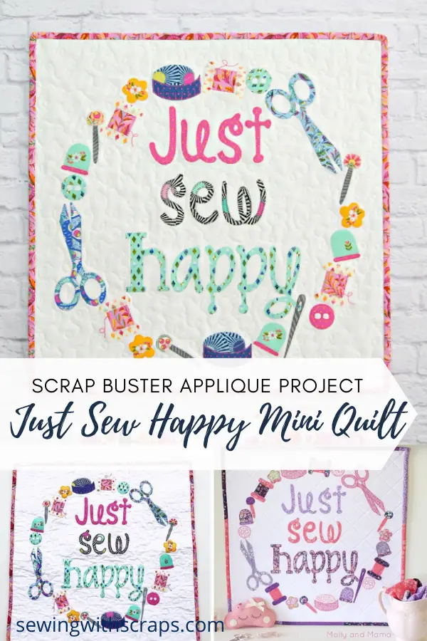 Just Sew Happy Mini Quilt Sewing Pattern