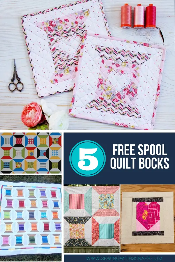 5 Free Spool Quilt Block Patterns
