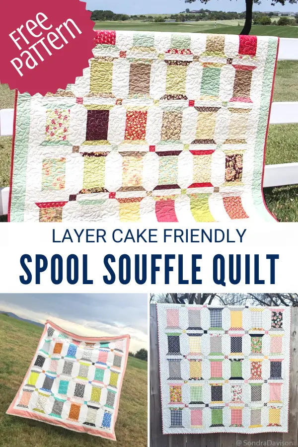 Free Spool Souffle Quilt Pattern and Tutorial
