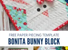 Free Bunny Mini Quilt Pattern