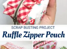 Zipper Pouch with Ruffle Tutorial