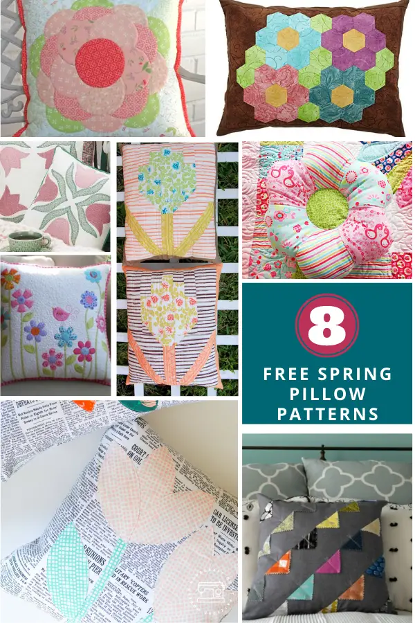 Free Pillow Patterns for Spring. 