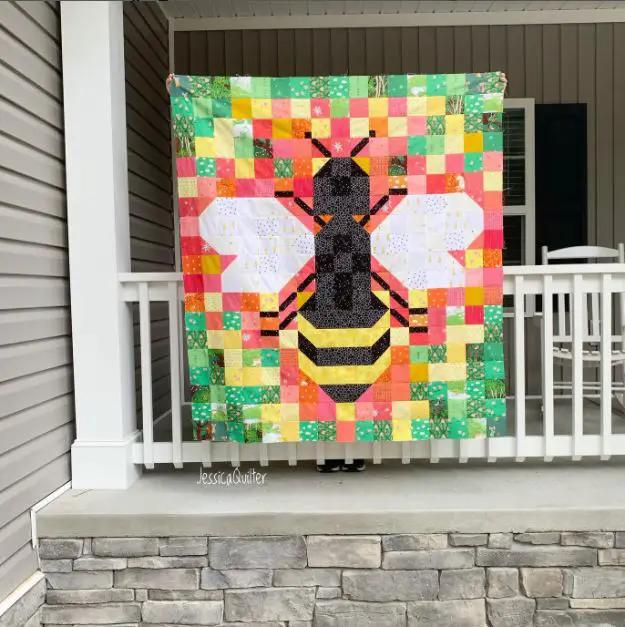 Free Patchwork Bee Quilt Pattern