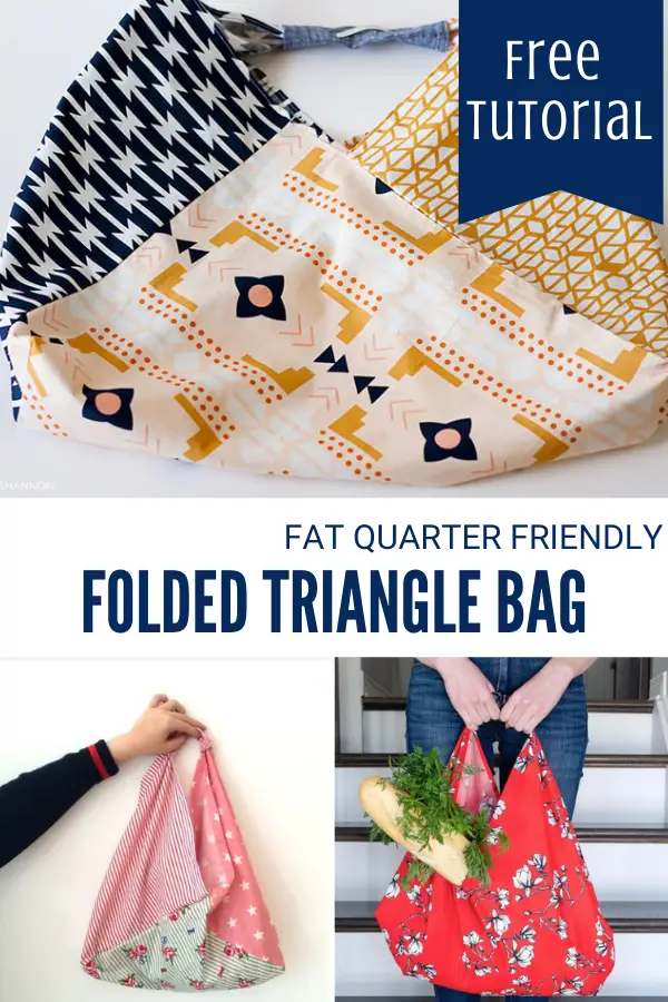 Folded Triangle Bag Tutorial