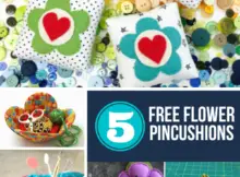 5 Free Flower Pincushion Patterns