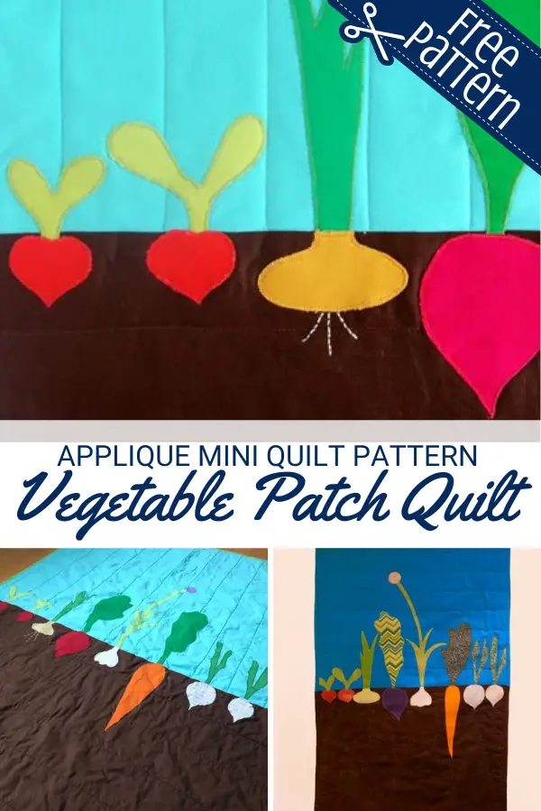 Free Applique Vegetable Quilt