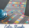 Color Streaks Table Runner and Placemat Pattern