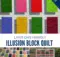 Free Illusion Block Quilt Video Tutorial
