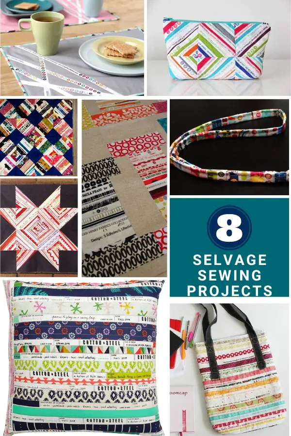 8 free selvage sewing projects and ideas