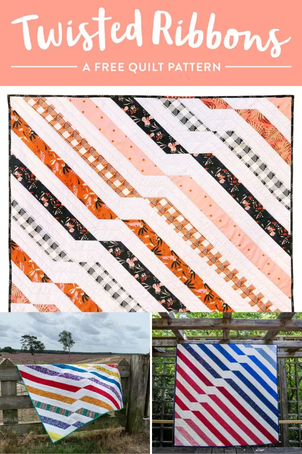 Free Twisted Ribbons Quilt Pattern