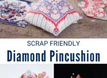 Free Diamond Pincushion EPP Pattern