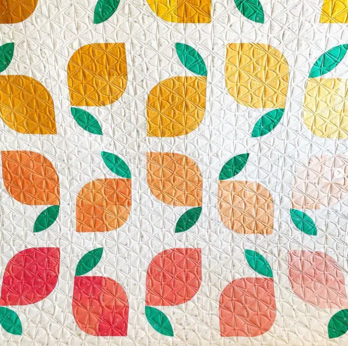 Citrus Lemon Quilt Pattern