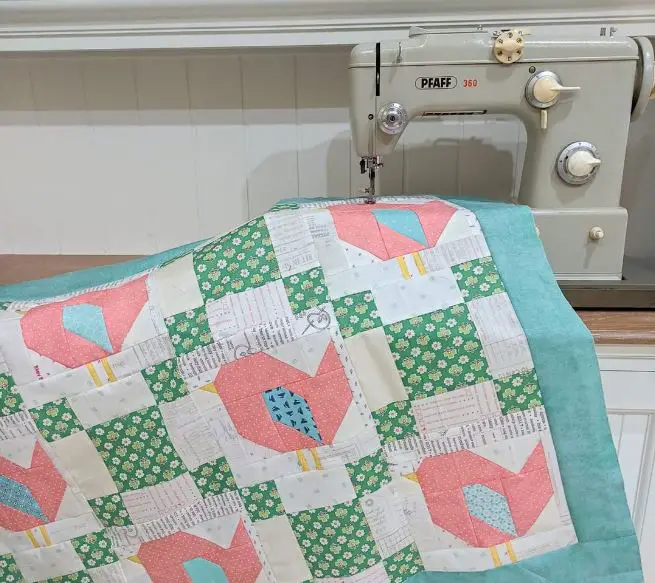 Free Bird Table Topper or baby quilt pattern