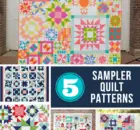 5 Sampler Quilt Patterns