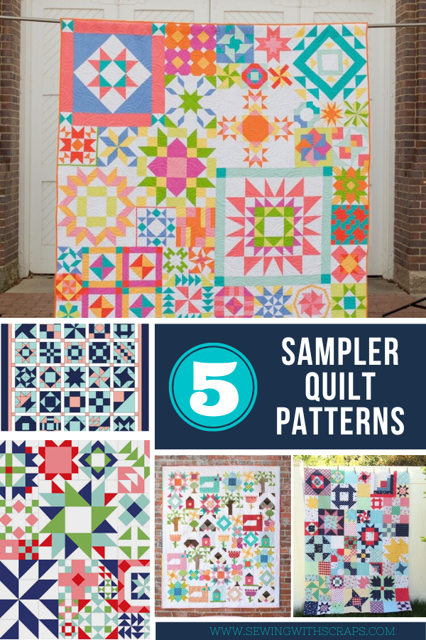 5 Sampler Quilt Patterns
