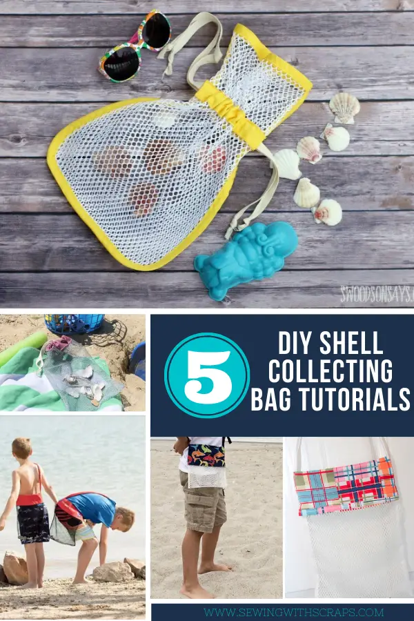 5 DIY Shell Collecting Bag Tutorials
