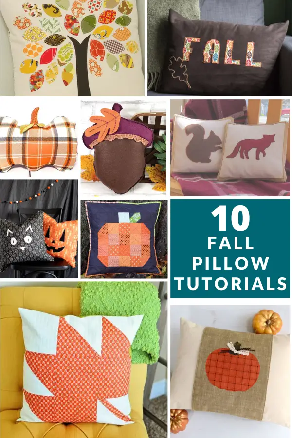 10 Free Fall Pillow Tutorials