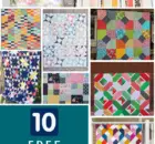 10 Free Layer Cake Quilt Patterns