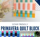 Free Primavera Quilt Block