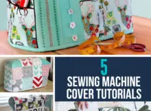 Easy Sewing Machine Cover Tutorials