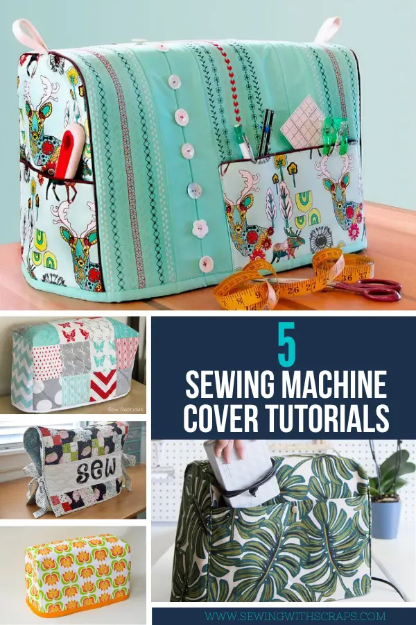 5 Sewing Machine Cover Tutorials