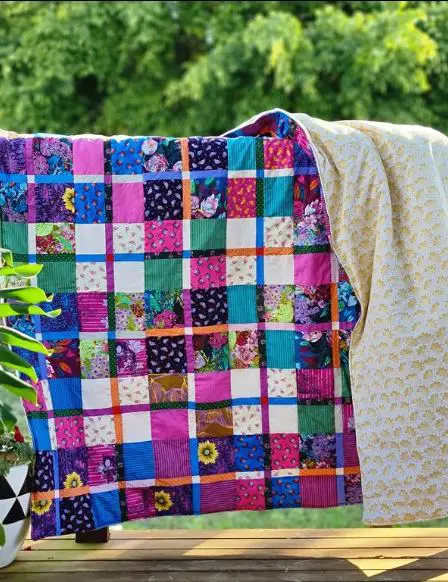 Free Plaid Quilt Pattern for Fall