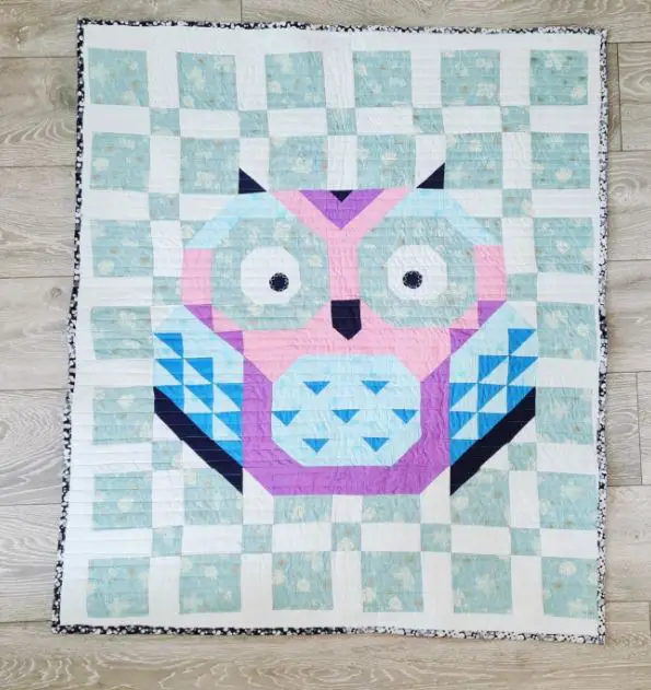 Little Owl Baby Quilt Pattern
