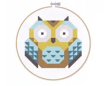 Little owl cross stitch