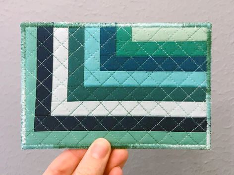 Easy Quilted Postcard Tutorial