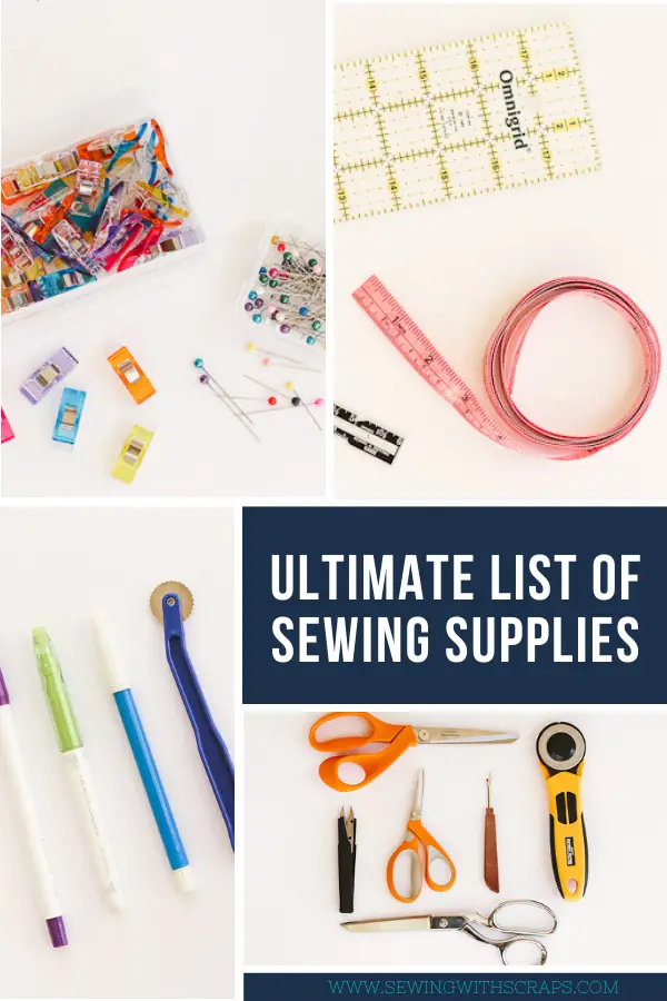 Ultimate List of Sewing Supplies